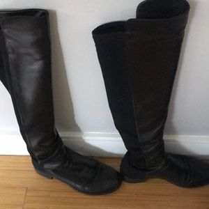 Stuart Weitzman black boots 50/50